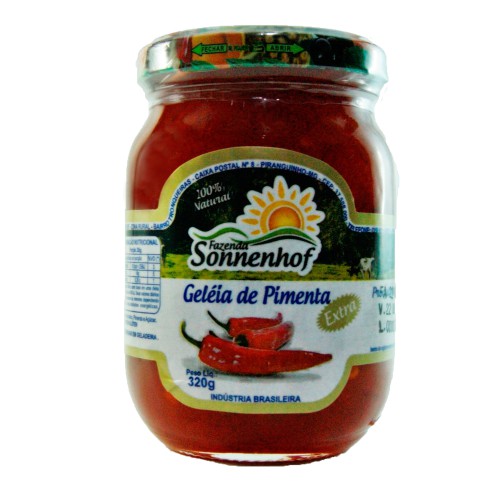 Geleia Extra de Pimenta - 320g - Fazenda Sonnenhof