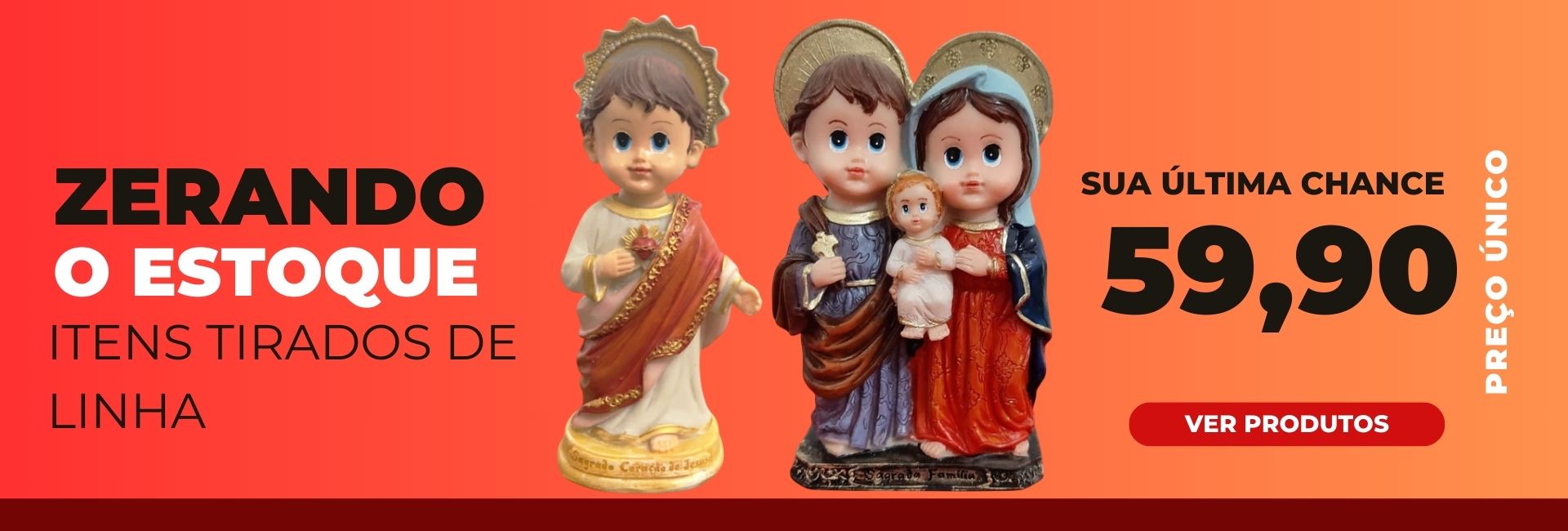 Imagens de Santos Infantil 15 cm 