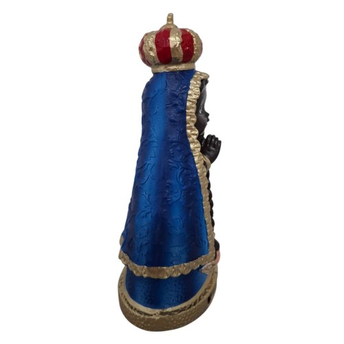 Imagem Infantil de Nossa Senhora Aparecida em Borracha Inquebrável - 16 cm