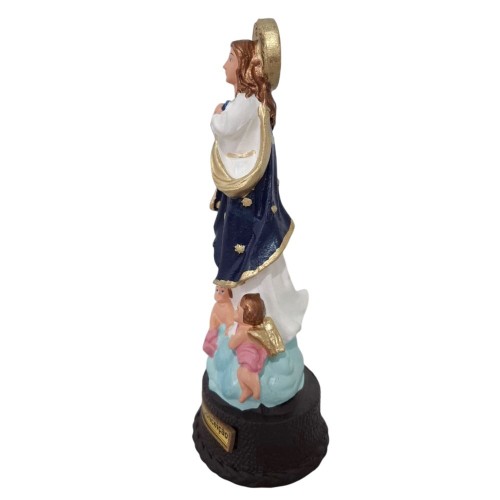 Imagem de Nossa Senhora da Imaculada Conceição em Borracha Inquebrável - 22 cm