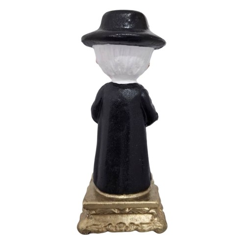 Imagem Infantil do Santo Popular Padre Cícero "Padim Ciço" em Borracha Inquebrável - 14 cm