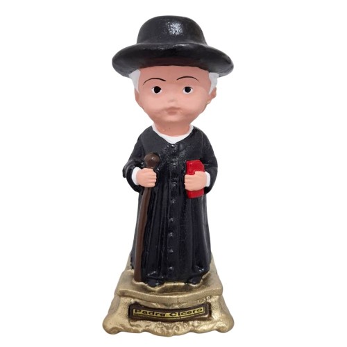 Imagem Infantil do Santo Popular Padre Cícero "Padim Ciço" em Borracha Inquebrável - 14 cm