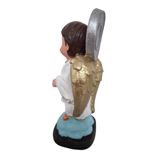 Imagem Infantil de São Gabriel Arcanjo em Borracha Inquebrável - 16 cm