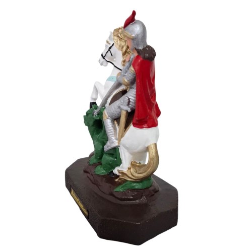 Imagem de São Jorge em Borracha Inquebrável - 21 cm