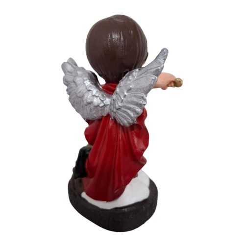 Imagem Infantil de São Miguel Arcanjo em Borracha Inquebrável - 16 cm